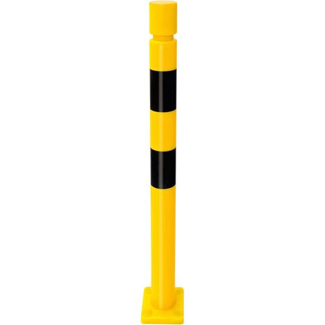 MORAVIA Rammschutz-Poller FLEX 80mm Ø 1.000mm gelb-schwarz zum Aufdübeln (1/2)