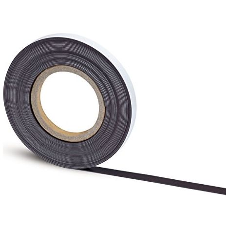 Nastro magnetico fisso, 1 pz. nero (L x P x A) 1000 x 3,5 x 0,1 cm 6156109 (1/4)