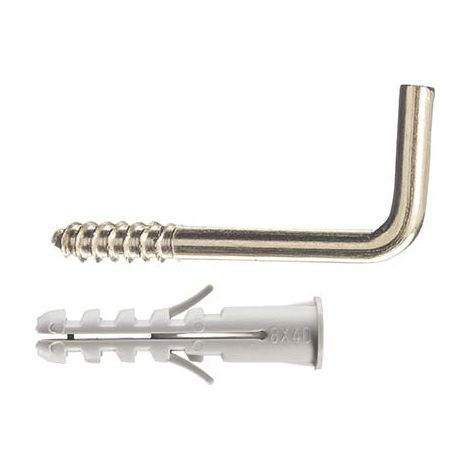 TASSELLO NYLON EP GO 4 ELEMATIC - GANCIO QUADRO OTTONATO CF=PZ 10- 10 confezioni