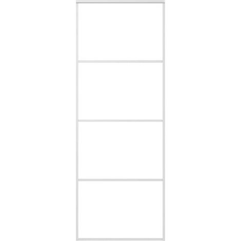 Maison Exclusive - Schiebetür ESG-Glas und Aluminium 76x205 cm We