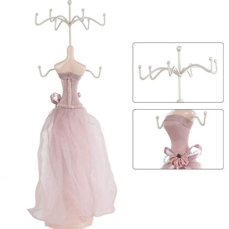 Présentoir de Bijoux pour Femmes, Modèle de Chaussures à Talons Hauts, Boucles d'oreilles, Collier, Accessoires, Support, Cadeaux pour Femmes et Filles, Petit (grand modèle) (1/5)