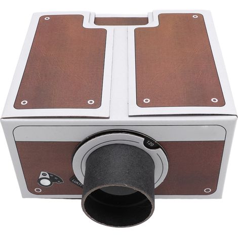 Projecteur DIY pour smartphone, grossissement d'image 8x, boîtier en carton pour home cinéma, compatible avec les téléphones portables (1/5)