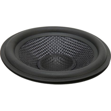 Cône de Subwoofer 4 Pouces en Papier Drum avec Surround en Caoutchouc, Diamètre Intérieur 1 Pouce (1/5)