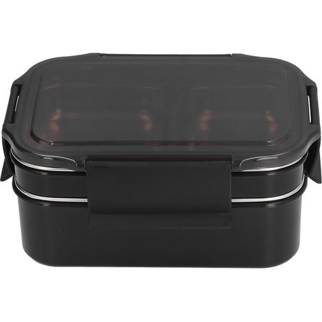 Boîte-repas isotherme électrique en acier inoxydable 304 à double couche avec compartiments pour bureau, école et voyage (1/5)