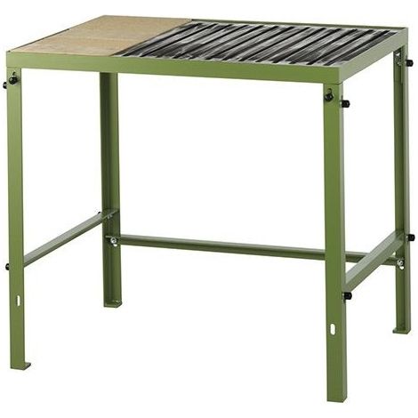 Mesa de soldadura CEPRO con parrilla y piedra 85 cm