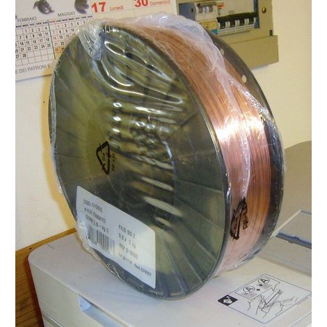 BOBINA FILO ACCIAIO DA 0,8MM - 5KG SALDATRICE A FILO DECA 010805 ORIGINALE (1/2)