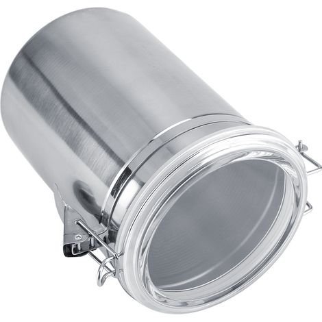Vakuum-Aufbewahrungsbehälter aus Edelstahl für Kaffee, Zucker, Tee und Bohnen, 1800 ml, luftdichter Behälter (1/5)