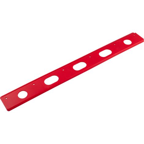 Barre murale 510 mm - Plastique Rouge - 5020029 (1/3)