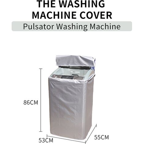 Housse de protection imperméable pour sèche-linge à chargement par le haut-AquaForge (1/5)