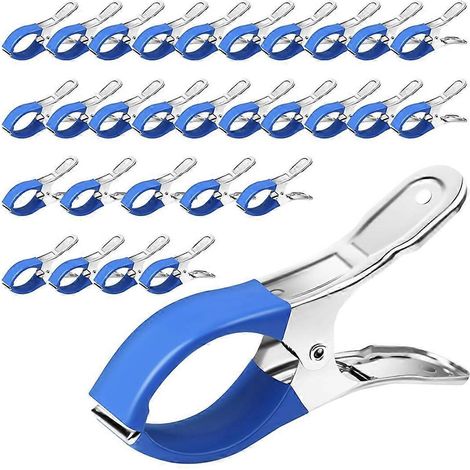 Lot de 30 clips pour couverture de piscine hors sol (1/5)