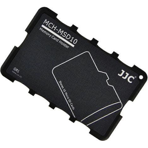 Étui de protection ultra-fin pour carte mémoire JJC, résistant aux chocs, aux chutes et aux rayures, compatible avec les cartes SD/Micro-SD/TF, idéal pour les passionnés de photographie. (1/4)