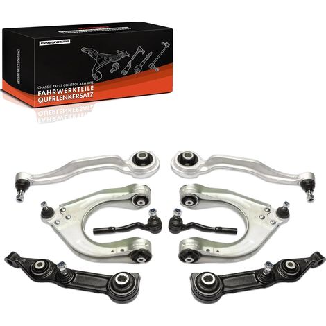Conjunto de brazo de control, material de acero, compatible con el eje delantero, Mercedes-Benz CLS C219, Clase E W211, durabilidad mejorada (1/5)