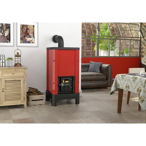 Poêle à bois mixte de masse V100SL 20.5 kW