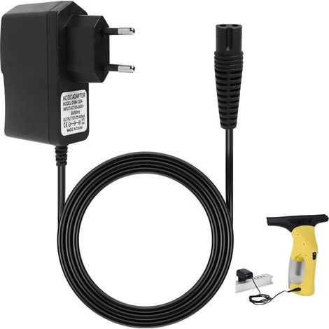 Chargeur de Remplacement DC 5,5 V, Compatible avec Karcher Lave-Vitres KV4, WV1, WV2, WV45, WV5, WV52, WV55 et Plus, Sécurité et Durabilité Adaptateur Secteur pour Karcher Nettoyeur de Vitres (1/5)
