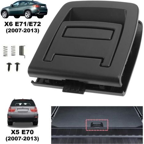 Schwarzer Griff für Kofferraumdeckelteppich, passend für X5 (E70) und X6 (E71, E72) - 51479120283 9120283 (1/4)