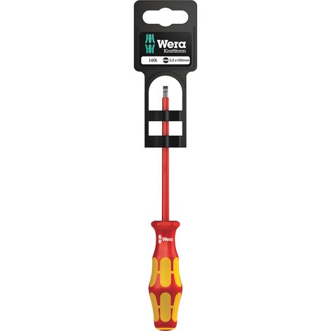 Wera 160i VDE Tournevis pour vis à fente Largeur de la lame: 3.5 mm C642701 (1/5)