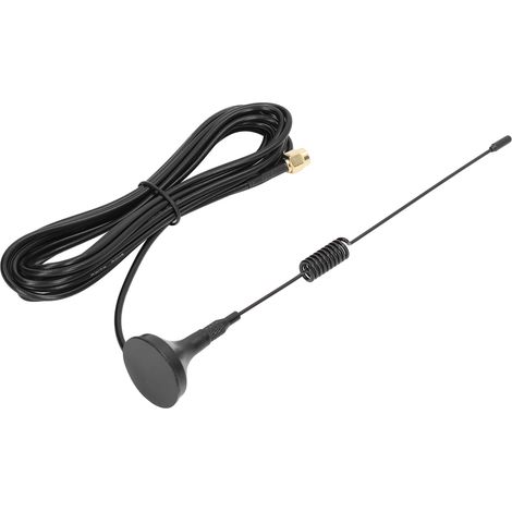 Antenne GSM 3G à ventouse, omnidirectionnelle à gain élevé, aimantée avec connecteur SMA broche interne (XP-GSM-003), idéale pour module cellulaire, fixation stable, usage intérieur/extérieur. (1/5)