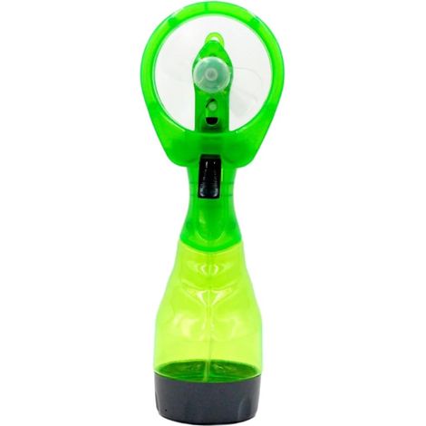 Ventilateur portable léger avec réservoir d'eau et diffusion continue de brume pour la plage, le pique-nique ou l'exercice en extérieur (Vert) (1/2)