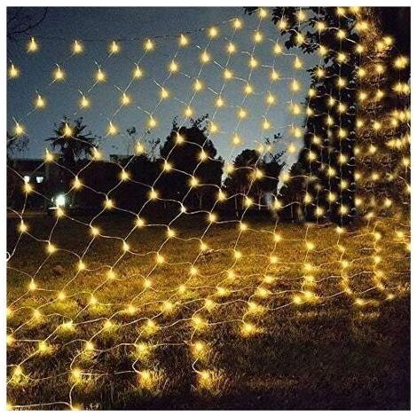 ALLIANDIS Lichterkette mit 192 LEDs, 3 m x 2 m, 8 Modi, wasserdicht, dimmbar, für Schlafzimmer, Weihnachten, Hochzeit, Party, Zuhause, Garten, warmweiß (GROOFOO) (1/5)