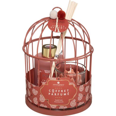 Caja de regalo en forma de jaula «Merveilleuse» - Atmosphera créateur d'intérieur