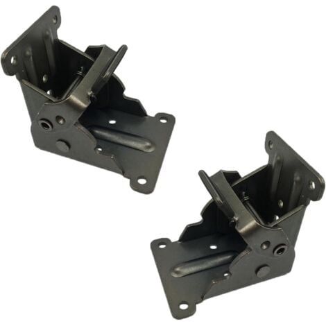 Supports pliables - charnières autobloquantes - ferrures et soufflets pour pieds - pour pieds pliants,établis pliants,buanderie,garage,bateau (1/5)