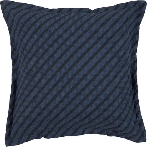 Nobodinoz LANDSCAPE Kissen - Waffelmuster, 45 x 45 cm, Farbe: Streifen kobalt (1/2)