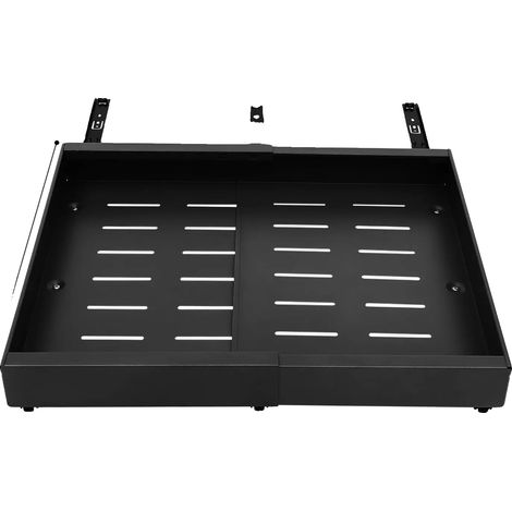 Schrankschublade, platzsparendes Design, leicht zugängliches System, Schwarz (1/2)