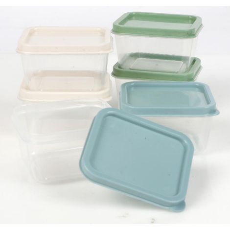 24x BURI Vorratsdosen 6er Set Deckel Gefäß Box Behälter Aufbewahrung Kekse Reis (1/3)