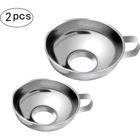 2pcs Entonnoir à confiture en inox (1/4)
