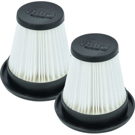 vhbw 2x Filtro plisado compatible con Stihl SEA 20 aspiradora en seco y húmedo - negro blanco (1/4)