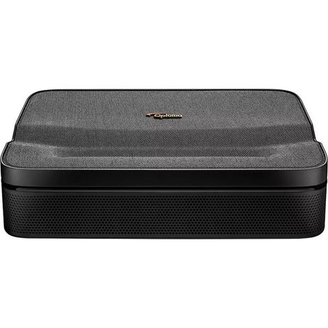 Mini vidéoprojecteur DLP laser 1920 x 1080 pixels – Luminosité 650 lumens – Couleur noir – Pour présentations professionnelles – Optoma (1/3)