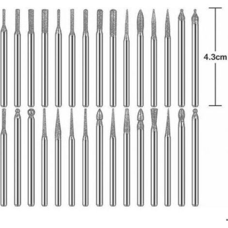 Kit de meulage de forets diamantés Dremel Tools (1/5)