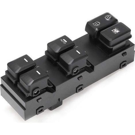 Bouton de commutateur de vitre électrique avant gauche compatible avec Kia Sportage 2011-2016 93570-3W450 popular, Non original (1/5)