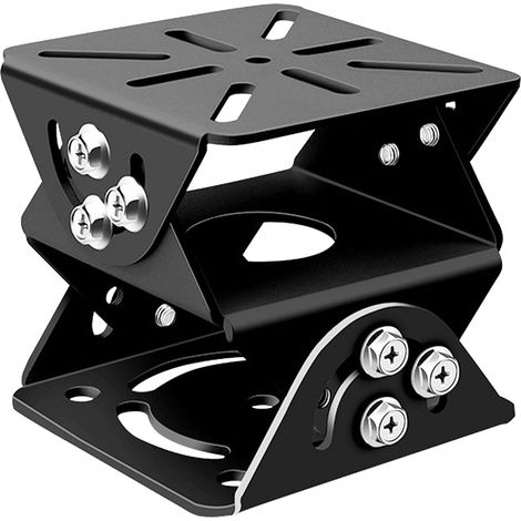 Support universel WiTi pour caméra de sécurité, fixation à 3 axes, base métallique robuste réglable, connecteur compatible avec les caméras de vidéosurveillance, installation intérieure et extérieure