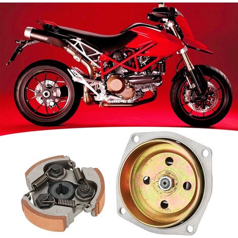 Carter d'embrayage 6T T8F + disque pour mini quad/moto tout-terrain 47cc 49cc (1/5)