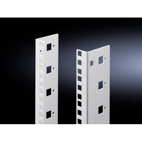 Rittal 7507.712 Serverschienen grau 12U Stahl