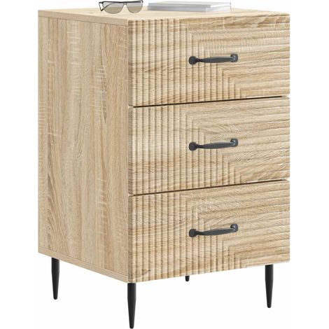 Maison Exclusive - Nachttisch Sonoma-Eiche 43 x 41 x 66,5 cm Holz