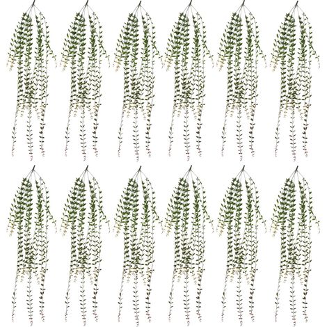 Pack of 12 x 120cm Artificial Hanging Extra Long String of Pearls (1/5)
