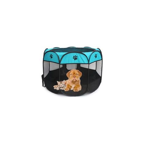 Tente de clôture octogonale pliable en tissu Oxford pour animaux de compagnie, taille S – (1/5)