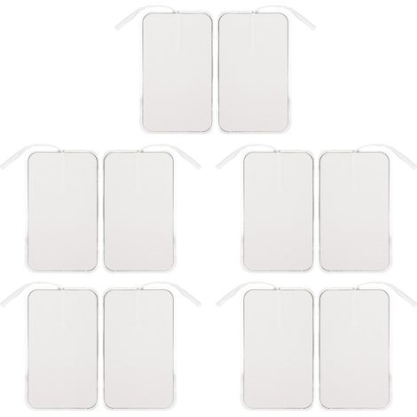 10 Électrodes de Remplissage Réutilisables pour Stimulateur Musculaire TENS, 2.0mm d'Ouverture, Lot de 10 Pièces (1/5)