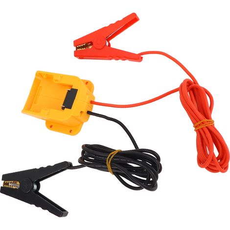 Adaptateur de démarrage de batterie 20 V pour voiture, booster d'urgence automobile alimenté par batterie pour DCB183 DCB200 DCB201 DCB203 DCB204 (1/5)
