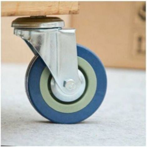 Lot de 4 360° Roulettes pour Meubles 75mm M10 Roulette Charge Lourde Pivotante Étiquette (1/5)
