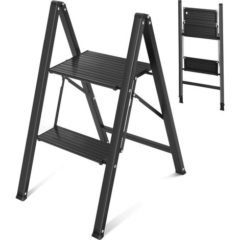 Sekey 2-stufige Klappleiter – kompakt, leicht und ideal für Küche, Schlafzimmer und kleine Arbeiten (1/5)