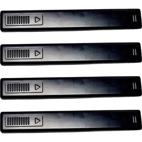 Lot de 4 cache-clips pour barres de toit Suzuki SWIFT 78132-68L01 pour barres de toit de voiture - Couvercle à clip moulé pour rail supérieur automobile (1/5)