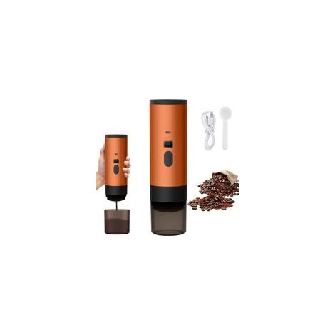 1 tragbare 3-in-1-Kaffeemaschine, schnelles Aufheizen auf 90 °C, kompatibel mit Kapseln und gemahlenem Kaffee, ideal für Büro, Reisen und Camping (1/5)