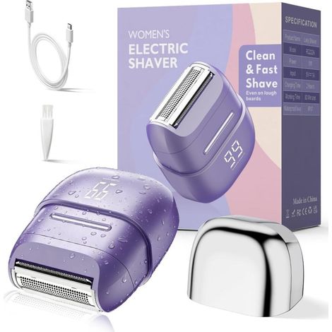 USB Rechargeable – Rasoirs Électriques Femme all weather IPX6 – Rasoir Électrique Femme avec Double (1/5)