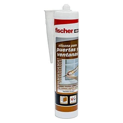 FISCHER Neutralsilikon für transparente Türen und Fenster – 300 ml 505445 (1/4)