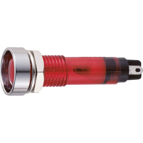 Sedeco B-406 12V RED Standard Signalleuchte mit Leuchtmittel    12 V Rot 1 St.