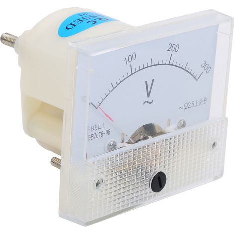 Voltmètre analogique AC 0-300V avec boîtier ABS et cadran lisible pour contrôle de tension fiable (1/5)