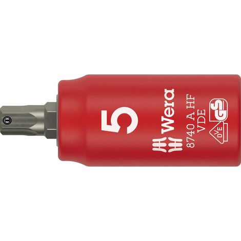 Douille 8740 A VDE HF 1/4 pouce SW 5mm L.45mm WERA (1/4)